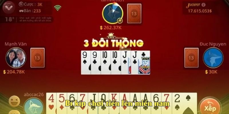 Bí kíp chơi tiến lên miền nam hiệu quả